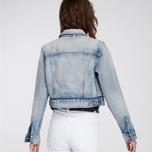 ALL SAINTS Hay denim Jacket XS extra small jean - Picture 2 of 9